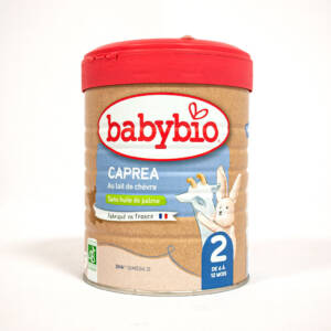 БИО адаптирано козе мляко след 6-тия месец Caprea II 800g, Babybio.jpg