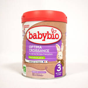 БИО адаптирано преходно мляко след 10-тия месец Optima III 800 g, Babybio.jpg