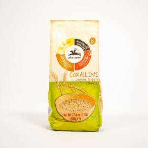 БИО бебешка паста коралчета 500 глин, Alce Nero.jpg