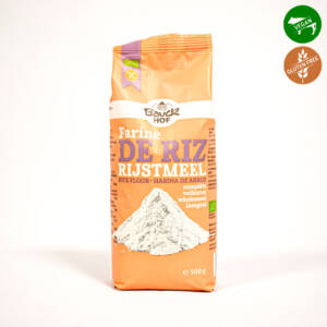 БИО брашно от пълнозърнест ориз без глутен 500 g, Bauckhof.jpg