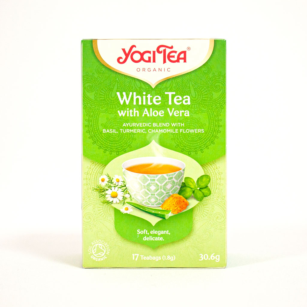БИО бял чай с алое вера 17 пак, Yogi Tea.jpg