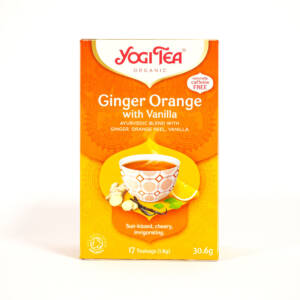 БИО чай с джинджифил, портокал и ванилия 17 пак, Yogi tea.jpg