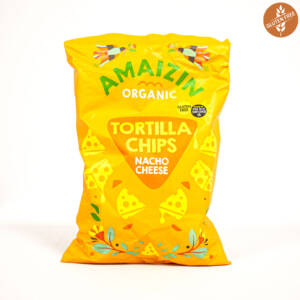 БИО царевичен начо чипс със сирене 150 g, Amaizin.jpg