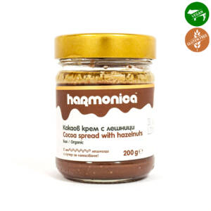 БИО какаов крем с лешници 200 g, Harmonica.jpg
