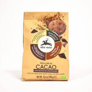 БИО какаови бисквити с шоколадови парченца 300 g, Alce Nero.jpg