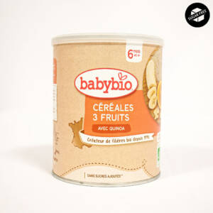 БИО каша за бебета с киноа и плодове след 6-тия месец 220 g, Babybio.jpg