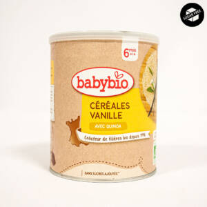 БИО каша за бебета с киноа и ванилия след 6-тия месец 220 g, Babybio.jpg