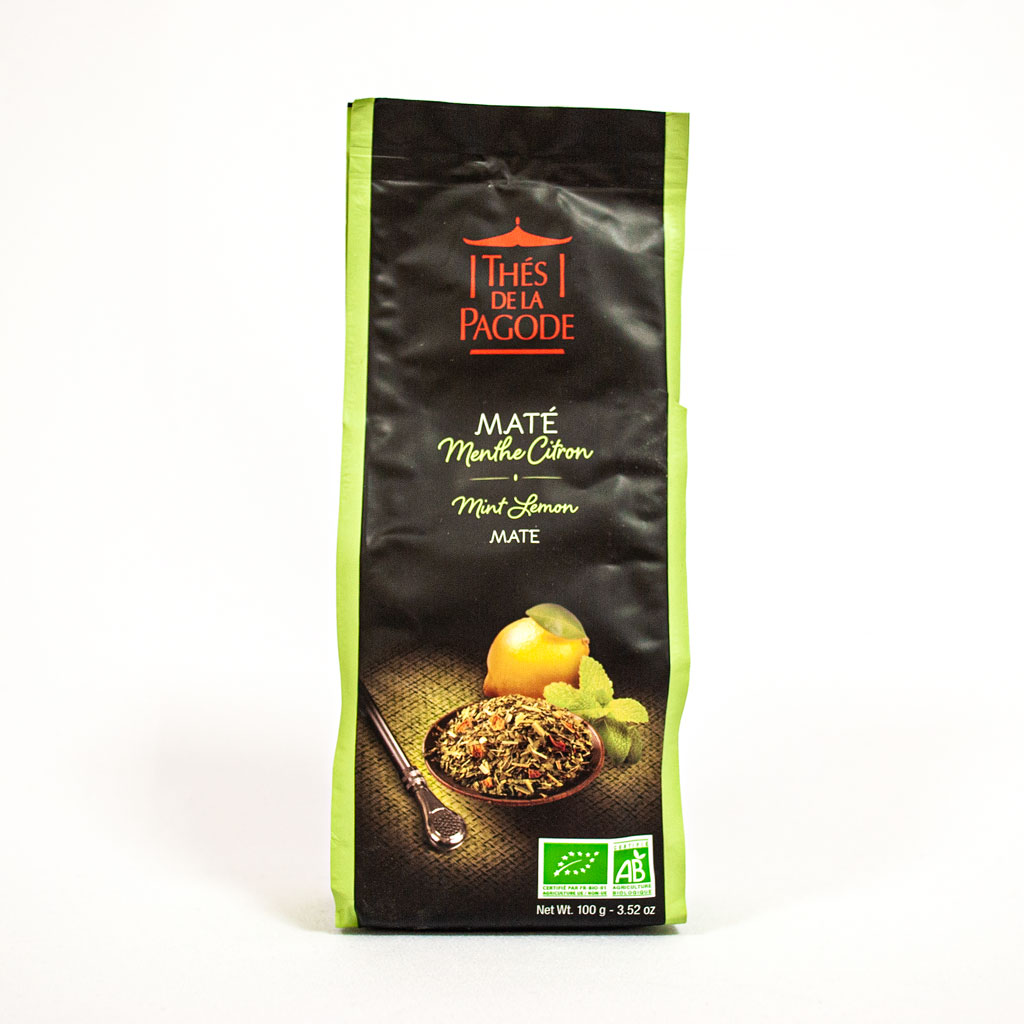 БИО мате с мента и лимон 100 g, Thes de la Pagode.jpg