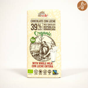 БИО млечен шоколад 100 g, Chocolates Sole.jpg