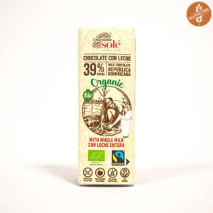 БИО млечен шоколад 25 g, Chocolates Sole.jpg
