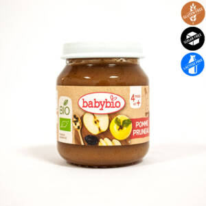 БИО плодово пюре ябълки и сини сливи след 4-тия месец 130 глин, Babybio.jpg