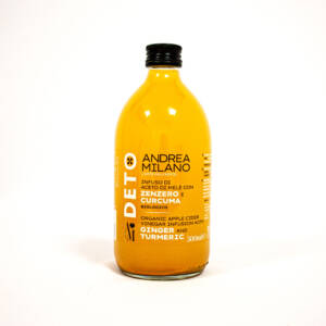 БИО ябълков оцет с куркума и джинджифил 500 ml, Andrea Milano.jpg