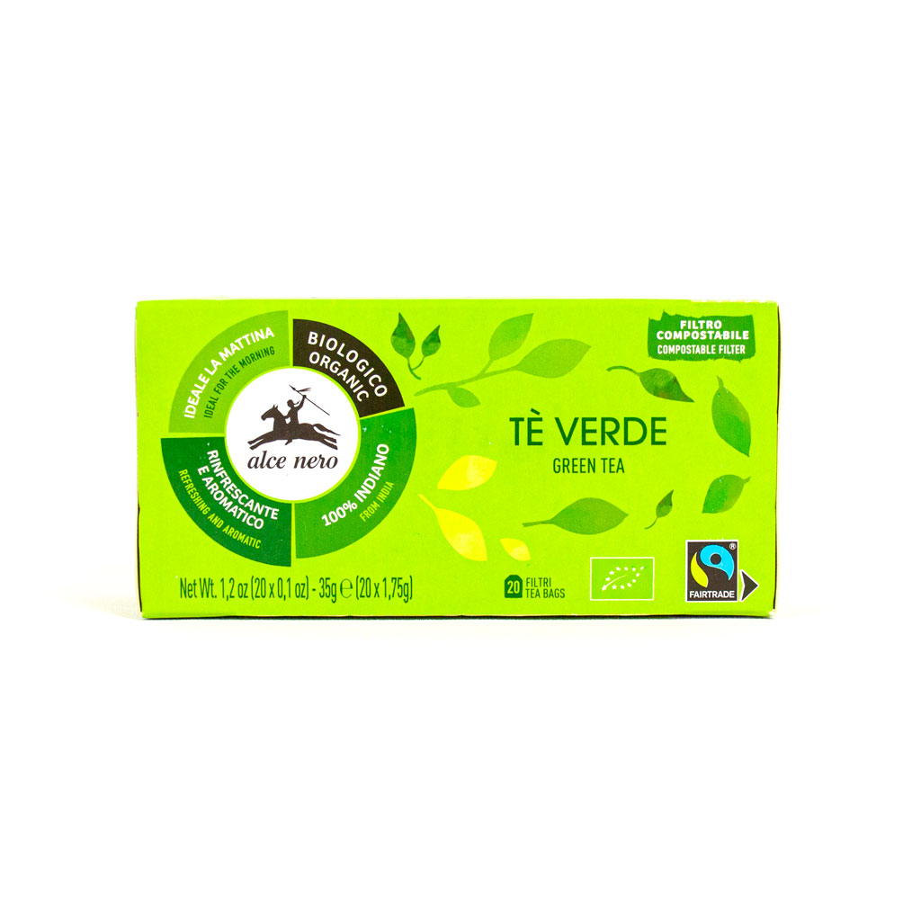 БИО зелен чай 20 пак, Alce nero.jpg