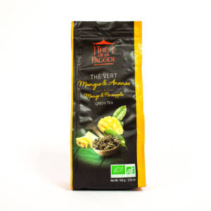 БИО зелен чай с манго и ананас 100 g, Thes de la Pagode.jpg