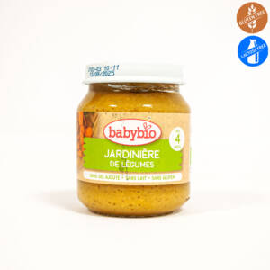 БИО зеленчуково пюре градински зеленчуци след 4-тия месец 130 g, Babybio.jpg