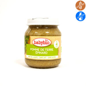 БИО зеленчуково пюре картофи и спанак след 4-тия месец 130 глин, Babybio.jpg