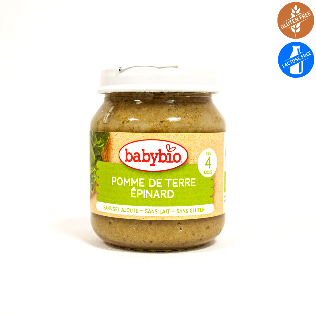 БИО зеленчуково пюре картофи и спанак след 4-тия месец 130 g, Babybio.jpg
