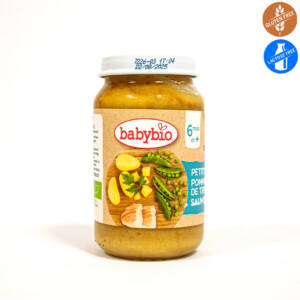 БИО зеленчуково пюре с картофи и сьомга след 6-ия месец 200 g, Babybio.jpg
