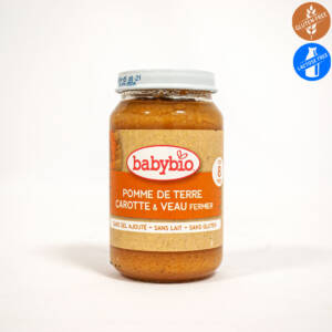 БИО зеленчуково пюре с телешко месо след 8-мия месец 200 g, Babybio.jpg