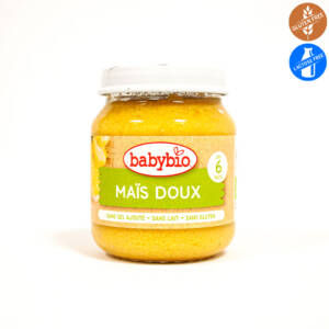 БИО зеленчуково пюре сладка царевица след 6-ия месец 130 g, Babybio.jpg