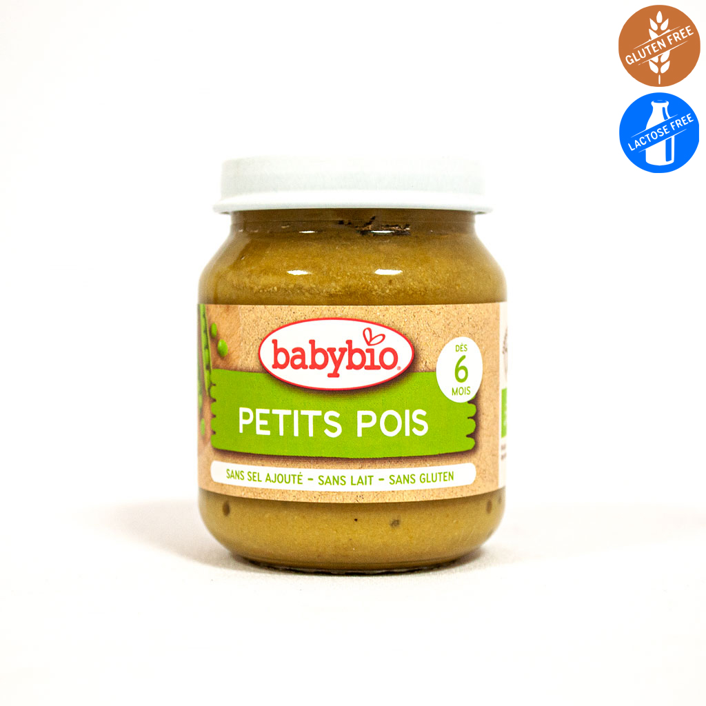 БИО зеленчуково пюре зелен грах след 6-ия месец 130 g, Babybio.jpg