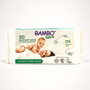 Мокри кърпички без аромат и без пластмаса Bambo Nature, 50 бр.jpg