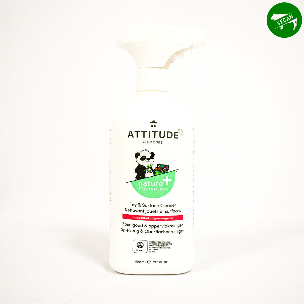 Препарат за измиване на играчки и повърхности без аромат 800 ml, Attitude.jpg