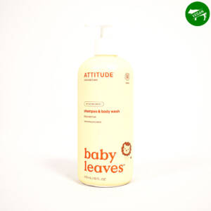Шампоан и душ гел Baby Leaves круша 473 ml, Attitude.jpg