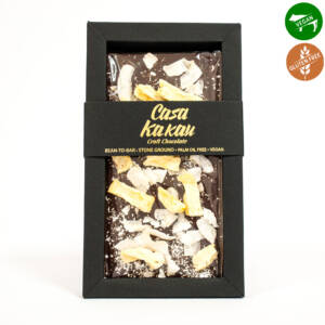 Занаятчийски шоколад с ананас и кокос 70 g, Casa Kakau.jpg