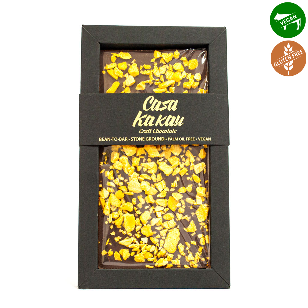 Занаятчийски шоколад с манго 70 g, Casa Kakau.jpg